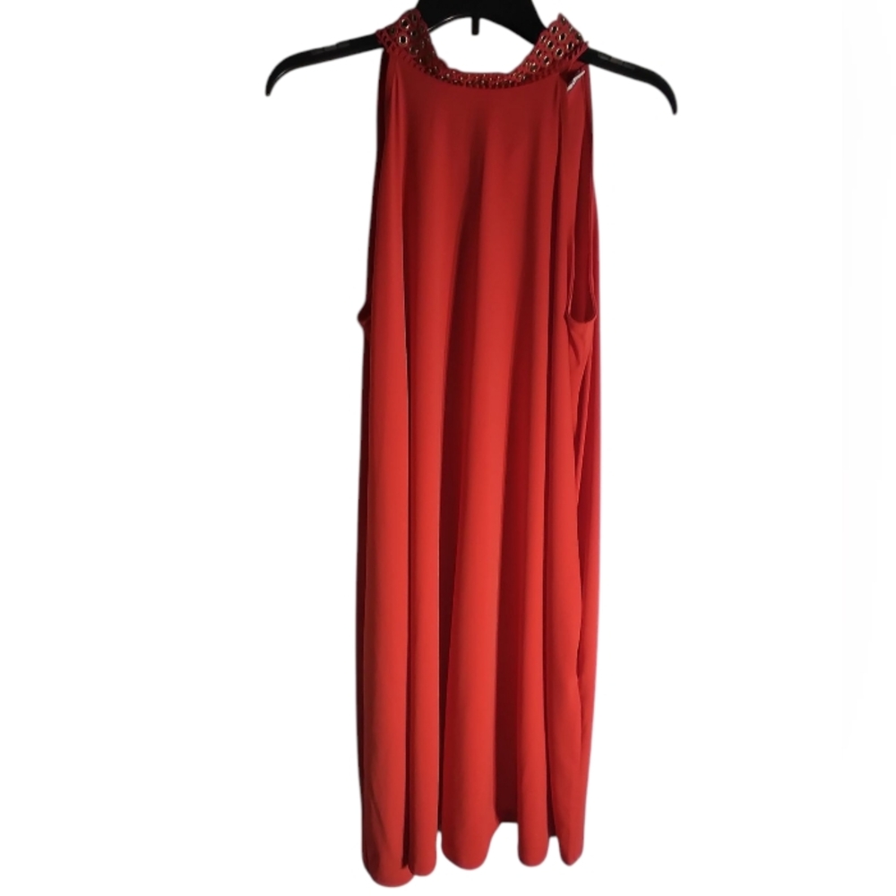 Est1946 Elegant Red Sleeveless Dress Size Large Sexy Date Night Party - Picture 1 of 8
